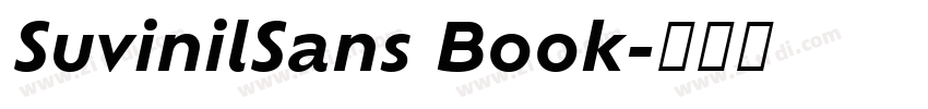 SuvinilSans Book字体转换 SuvinilSans Book字体转换